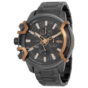 FX04447B NWT Diesel Fashion Men's Quartz Steel Authentic Watch